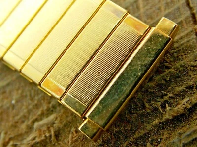 Flex-On Vintage Stainless Steel Expansion Watch Band 16mm-19mm Mens NOS Unused - Image 1 of 3