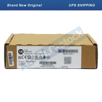 New Factory Sealed Allen Bradley 5069-IF8 /A Compact 5000 Analog Input Module - Image 1 of 4