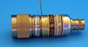 HP Crystal  detector Mod. 423A (pos) 10Mhz to 10.7GHz . Tested to 5.4Ghz. Used - Picture 1 of 5