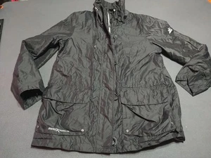 zeroXposur Windbreak Jacket Ladies M Black Outdoors Hiking Activewear Lite - Picture 1 of 12