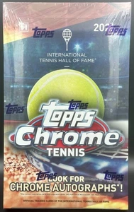 2021 Topps Chrome Tennis HOBBY Box Factory Sealed - Picture 1 of 8