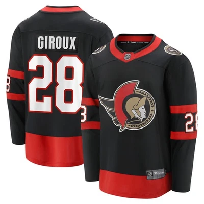 Camiseta deportiva para hombre Fanatics Claude Giroux negra Ottawa Senators Home Breakaway Player Foto 1 de 3