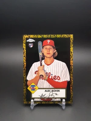 2021 Topps Chrome Platinum Anniversary #1 Alec Bohm Rookie RC /10 - Image 1 of 2