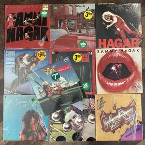 SAMMY HAGAR (Van Halen) 10x VINYL LP Lot! 70s/80s Rock Capitol/Geffen NICE VG+ - Picture 1 of 12
