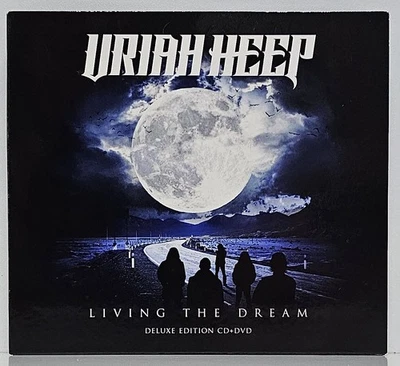 Uriah Heep, Living The Dream, Deluxe Edition CD+DVD, sehr gut! - Bild 1 von 4