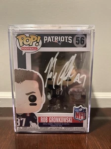 Rob Gronkowski Signed Autograph Auto Funko Pop Figure Patriots JSA COA #56 Blue - Picture 1 of 5
