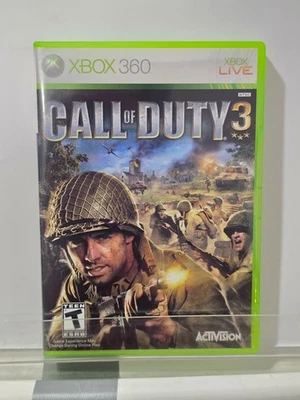 Call of Duty 3 (Xbox 360, 2006) Complete W/Manua - Image 1 of 3