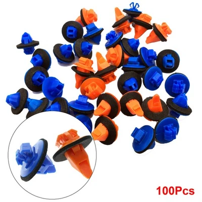 Remache de sujeción de pasador de empuje de sello de clip 100 unidades para Toyota 4Runner Tacoma Tundra Foto 1 de 4