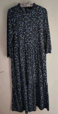 Papaya Mid Length Floral Dress Size UK 12 - Image 1 of 3