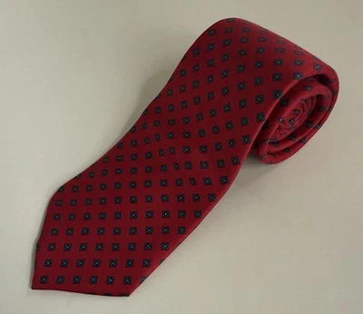 Windsor Men's Neck Tie Red With Green Flowers - Image 1 of 4