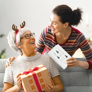 Hermoso Juego de 20 Tarjetas de Navidad Doodle - Incluye Sobres a granel, a juego S... - Imagen 1 de 8