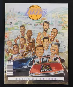 Los Angeles Lakers 1993/94 offizielles Team-Jahrbuchprogramm - James Worthy - Bild 1 von 3