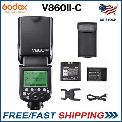 Godox V860II-C Camera Flash for Canon Flash Speedlite Speedlight Light 2.4G HSS - Image 1 of 4