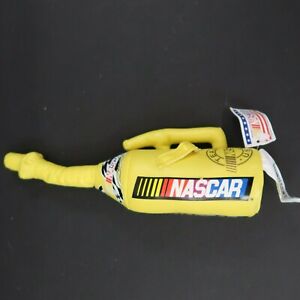 Vintage 1996 Nascar Race Gas Fuel Can Plush Yellow by Nanco Rare 8.5" tall