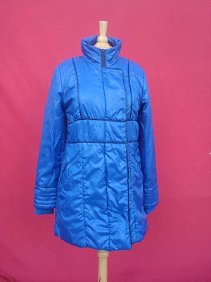 Chaqueta Abrigo Parka Larga Puffer Mujer Poliéster Azul Real DEliA's L Foto 1 de 4