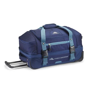 High Sierra Fairlead 22" Drop Bottom Wheeled Duffel Bag w/ Handle (Open Box) - Picture 1 of 12