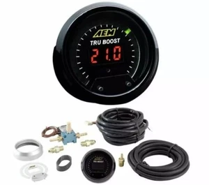 AEM X-Series Tru-Boost Electronic Boost Controller Gauge -29 to 80 psi 30-0352 - Picture 1 of 3