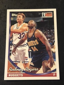 1993-94 Topps Rodney Rogers #287 Rookie RC - Picture 1 of 2