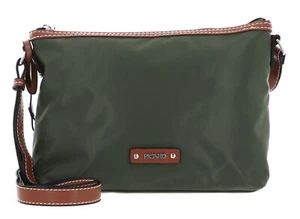 Bolso bandolera PICARD Sonja Crossbody Bag Pesto verde oscuro marrón nuevo - Imagen 1 de 4