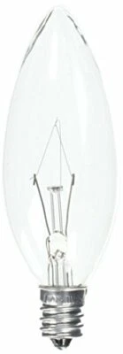 Westinghouse 0328200, 25W 120V Clear Incand B9.5 Light Bulb, 1500 Hour 190 Lumen - Image 1 of 3