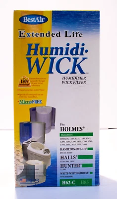 Filtro humidificador BestAir H62-C, Holmes, Sunbeam, Halls, Hunter, Hamilton Beach Foto 1 de 2