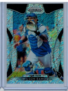 2019 Panini Prizm FOTL Wilson Ramos Shimmer Prizm /7 Mets - Picture 1 of 2
