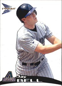 1999 Pacific Prism Arizona Diamondbacks Baseball Card #6 Jay Bell