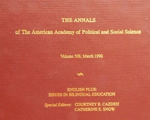 English Plus Issues in Bilingual Education Amer Academy Political Social Science - Picture 1 of 2
