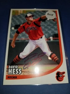 David Hess Baltimore Orioles Autographed Postcard Fanfest  - Picture 1 of 2