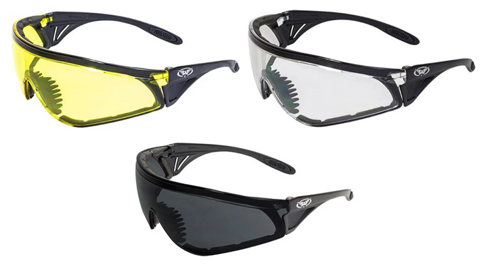 Global Vision Python Safety/Motorcycle Glasses - ANSI Z87.1-2010 - Image 1 of 1
