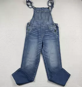 Abercrombie & Fitch Overalls Womens Medium Blue Bib A&F Cowgirl Casual Coverall - Picture 1 of 12