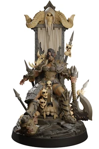 Dungeons & Dragons Playable Character - Female Orc Zersha - Barbarian, Fighter - Picture 1 of 14