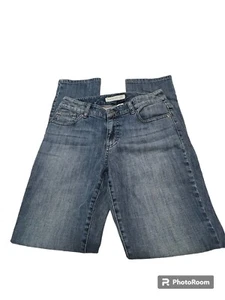 Chicos Platinum Womens Jeans Sz 0 US 4 Blue Mid Rise Straight Leg - Picture 1 of 4