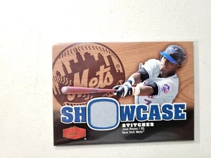 2006 Jose Reyes Patch Fleer Flair Showcase Stitches #SS-JR NY Mets NM - Picture 1 of 2