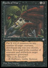 Spoils of War X (1) Excellent/Near Mint  - Ice Age MTG 4RCards