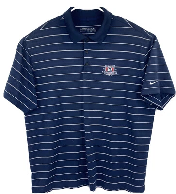 Camisa de golf Nike Dri-Fit XL Pebble Beach US Open 2010 azul blanco rayas Foto 1 de 4