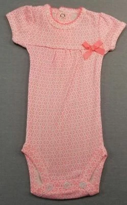 Baby Girl Clothes Nwot Just One You Carter's Newborn Bright Pink Design Bodysuit - Image 1 of 2