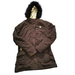 Nike ACG Jacke Damen Größe XXL 2XL braun PARKA Transformer Kapuze Kunstfell - Bild 1 von 11