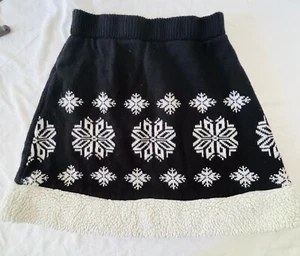 No Boundaries Girls Skirt Medium M (7-9) Snowflake Sweater Type Material Winter - Picture 1 of 4