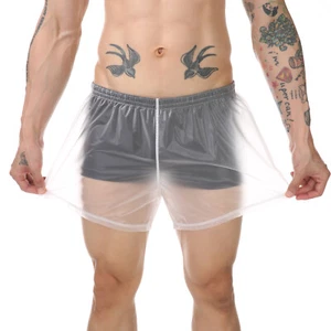 Hombres Bañador Pantalones Cortos de Tabla Traje de Baño Transparente Surf Impermeable Ropa de Playa - Imagen 1 de 26