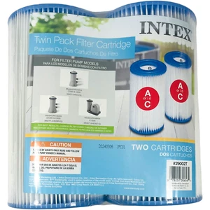 Intex Swimming Pool Filter Cartridge A or C 29002T - 2 Pack - Picture 1 of 6