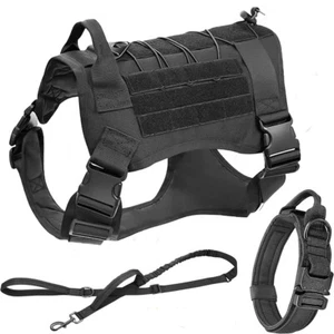 Chaleco ajustable con asa arnés militar para perro de trabajo táctico con asa para perro - Imagen 1 de 32