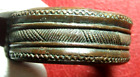 Vintage Turc Ottoman Grand Bronze Bracelet Pour Identifier
