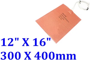 Almohadilla térmica de silicona universal CE UL JSRGO 12" X 16" 300 X 400MM 36V 220W 3M - Imagen 1 de 12