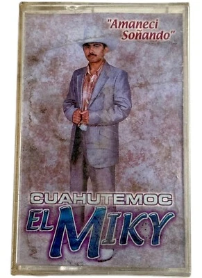 CUAHUTEMOC EL MIKY Amaneci Sonando Cassette Tape Nuevo Sellado Regional Mexican - Imagem 1 de 4