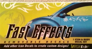 Floral Die Cut Decal Icon Sets - Vinyl Auto Boat Sticker Pair from Fast Effect - Picture 1 of 6