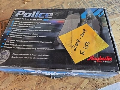 Juego de pastillas de freno de disco Police Metallic Raybestos SP1083PSH 2004-09 Ford F150 (trasero) Foto 1 de 2