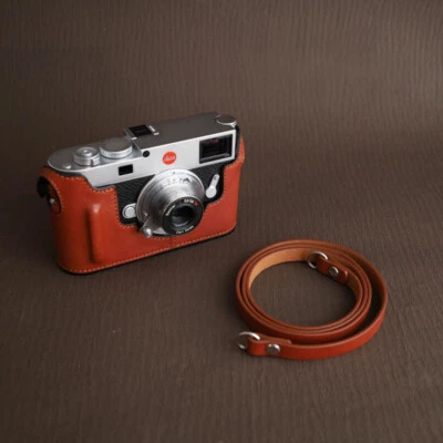 Leather Camera Bag Case Cover For Leica M1 M2 M3 M4 M6 M7 M8 M9 M0 M11 D-lux7 SL - Image 1 of 4
