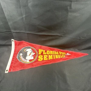 Vintage FSU Florida State Seminolen University Wimpel 12" x 30" Football - Bild 1 von 7