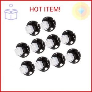 cciyu 10 Pack White T5/T4.7 T1.25" Neo Wedge LED Bulbs w/Base Replacement fit fo - Picture 1 of 2